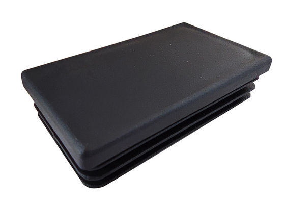 Прямоугольный столб загородки покрывает нейлон черноты 75mm x 75mm 200x200 4x4 пластиковый