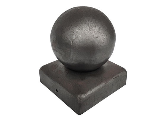 крышки столба металлического шара круглого утюга шпиля 100x100 10cmx10cm для загородки