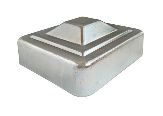 4&quot; 3&quot; гальванизировали столб загородки покрывают крышку столба 75mm 100mm гальванизированную квадратом стальную